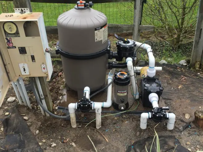 Pool equipment installation