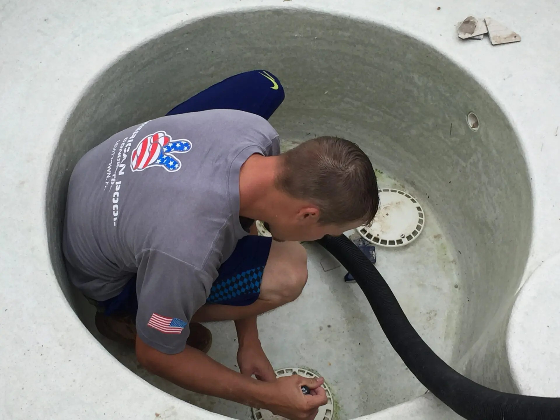 Pool filter installation