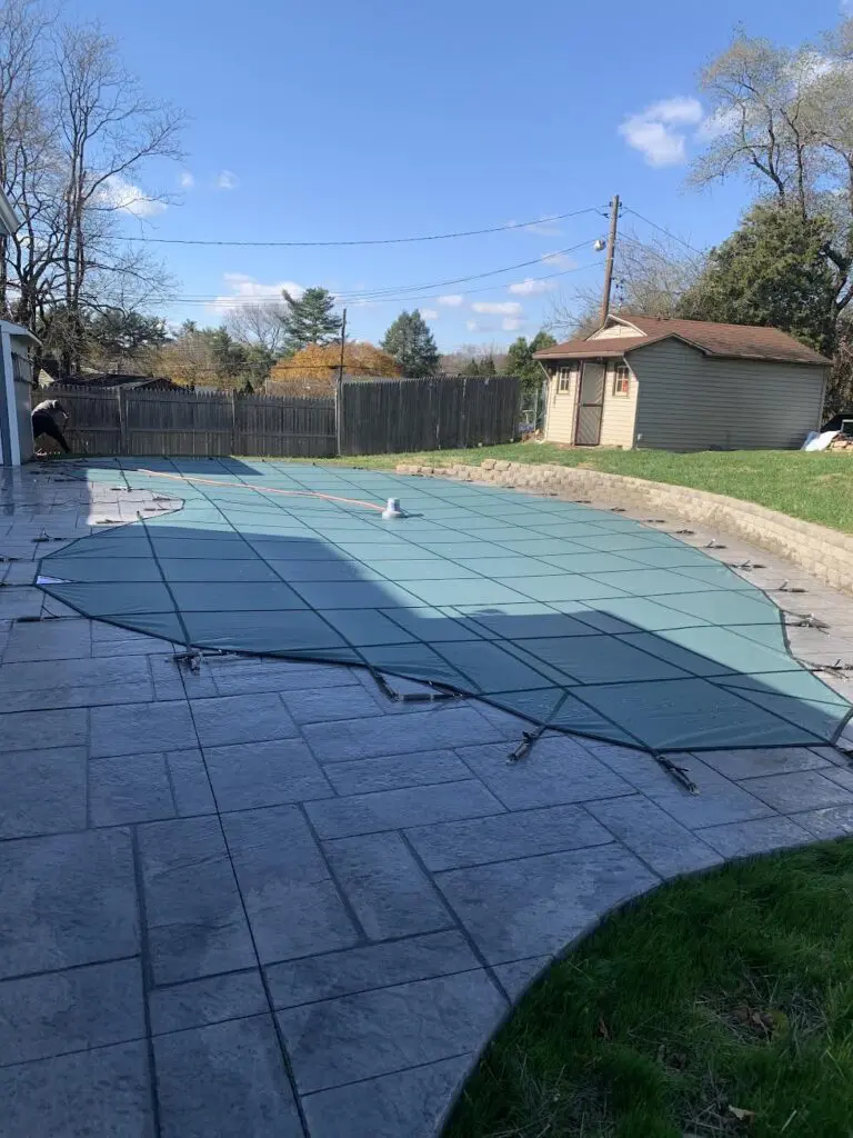 Pool cover removal